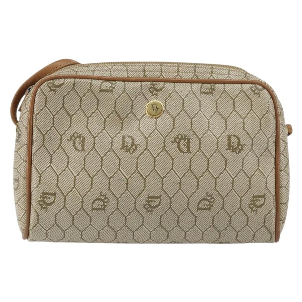 Christian Dior Vintage Honeycomb Canvas